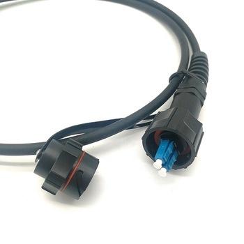 Full AXS FTTA IP67 Connector IP67 Outdoor Fullaxs-LC-10M-SM ODVA LC SC MPO OPTIC FIBER CABLE