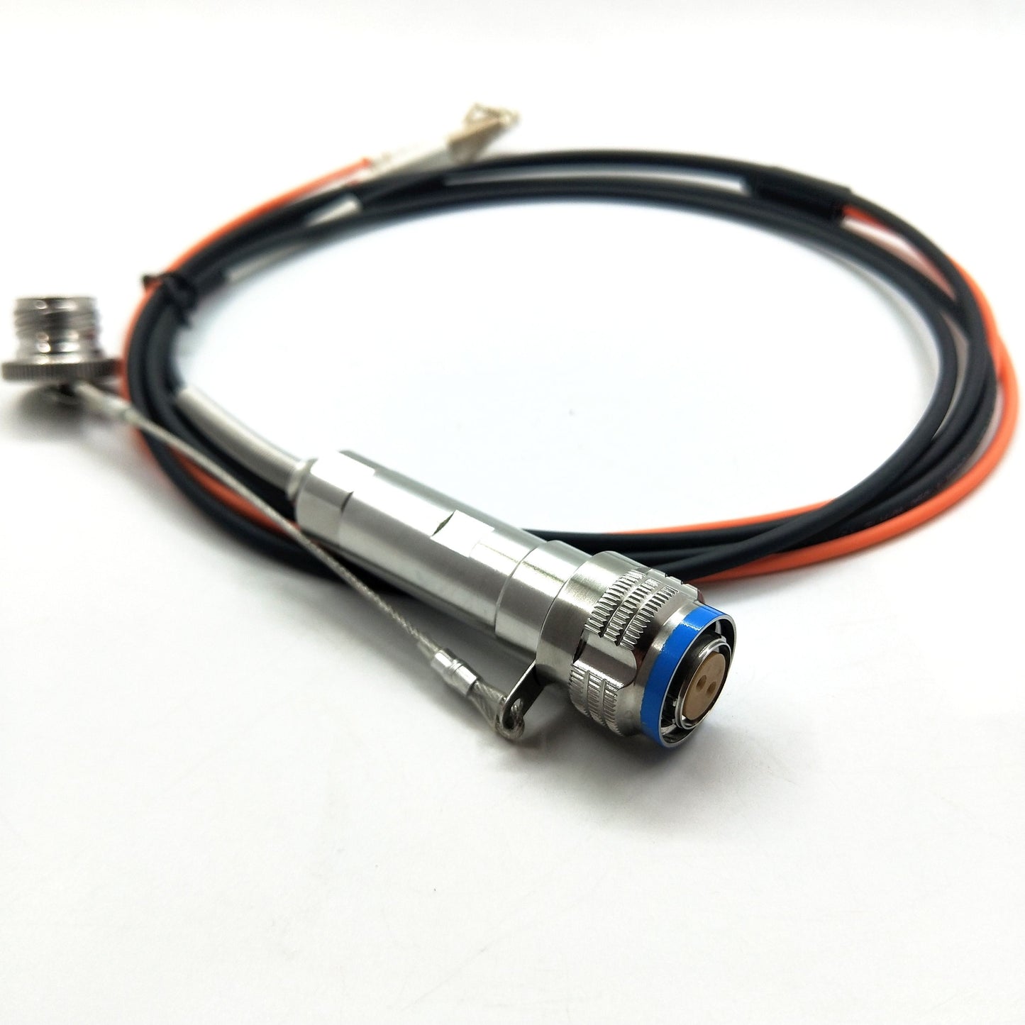 F-tone D38999 Series Standard Circular Connectors 2Cores Plug Fiber Optic Cable Assembly