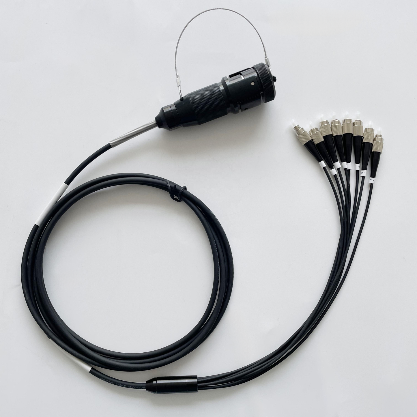 YZA Fiber Connectors 8 Cores YZA08P YZA08S IP67 Waterproof Specialty Harsh Environment Application with Cable Reels
