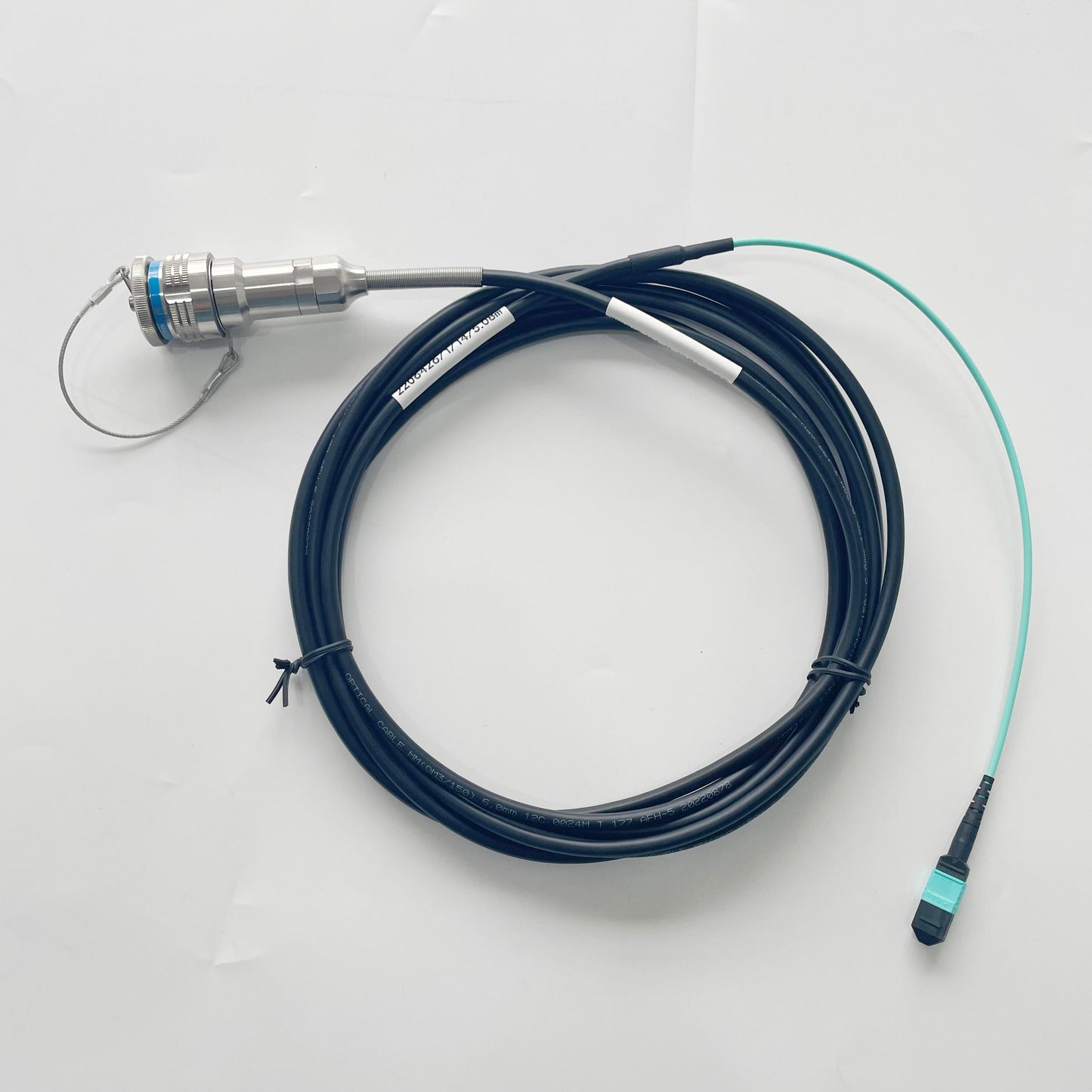 F-tone MIL-DTL-38999/26KD08B1N GJB599 /20KD08A1N Series Standard Circular Connectors Plug Fiber Optic Cable Assembly
