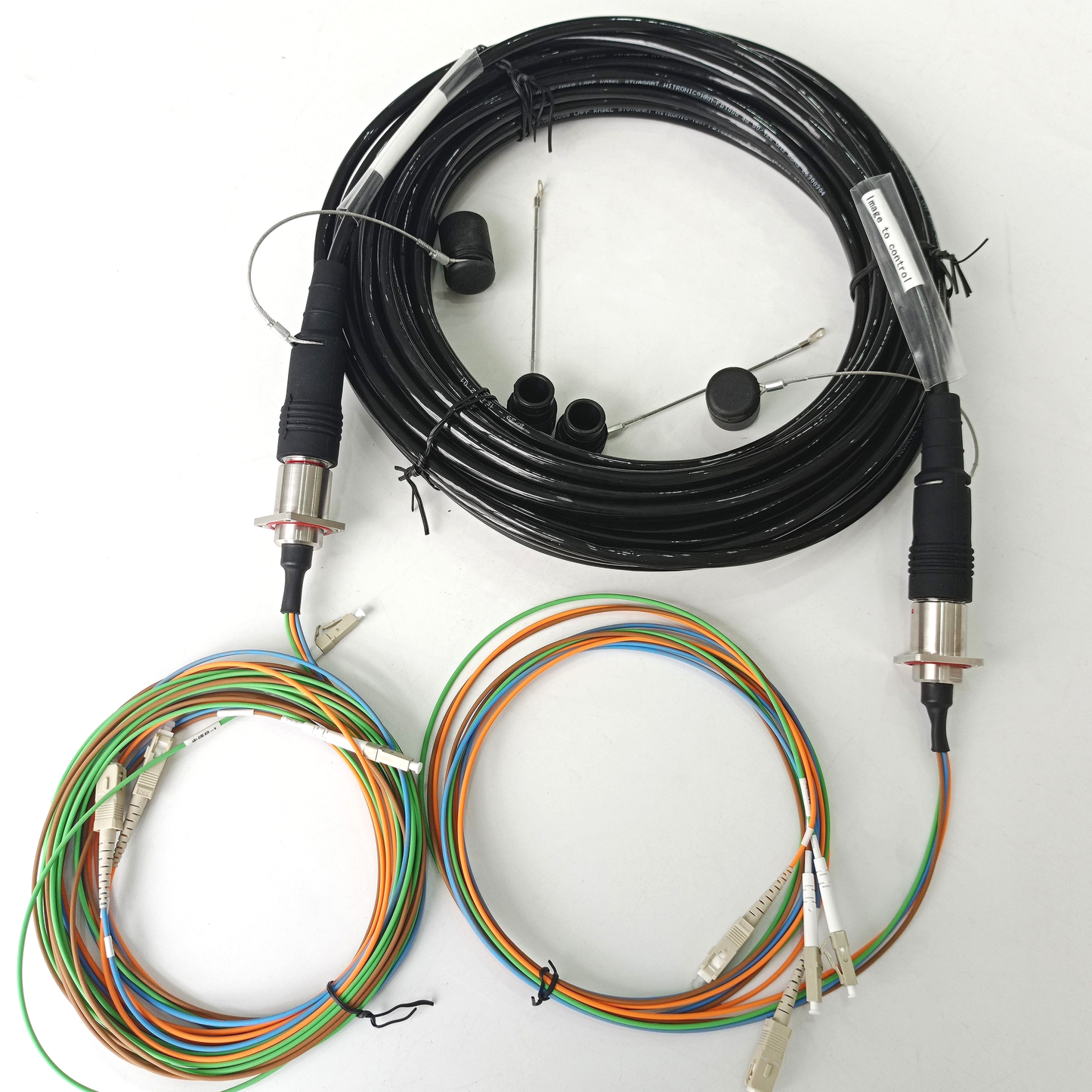 QEB Series Expanded Beam Fiber Medical Connector 4cores Expanded Beam Fiber Connectors for Medical Equipment Field