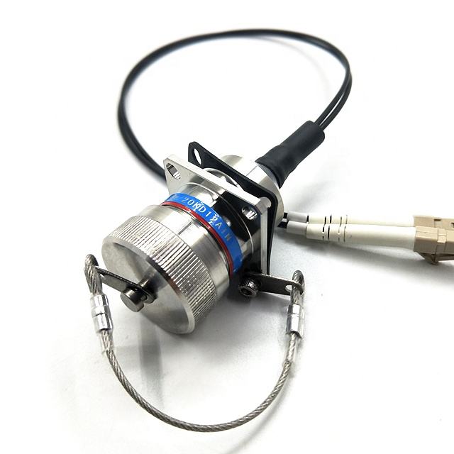 F-tone D38999 Series Standard Circular Connectors 12Cores Socket Fiber Optic Cable Assembly
