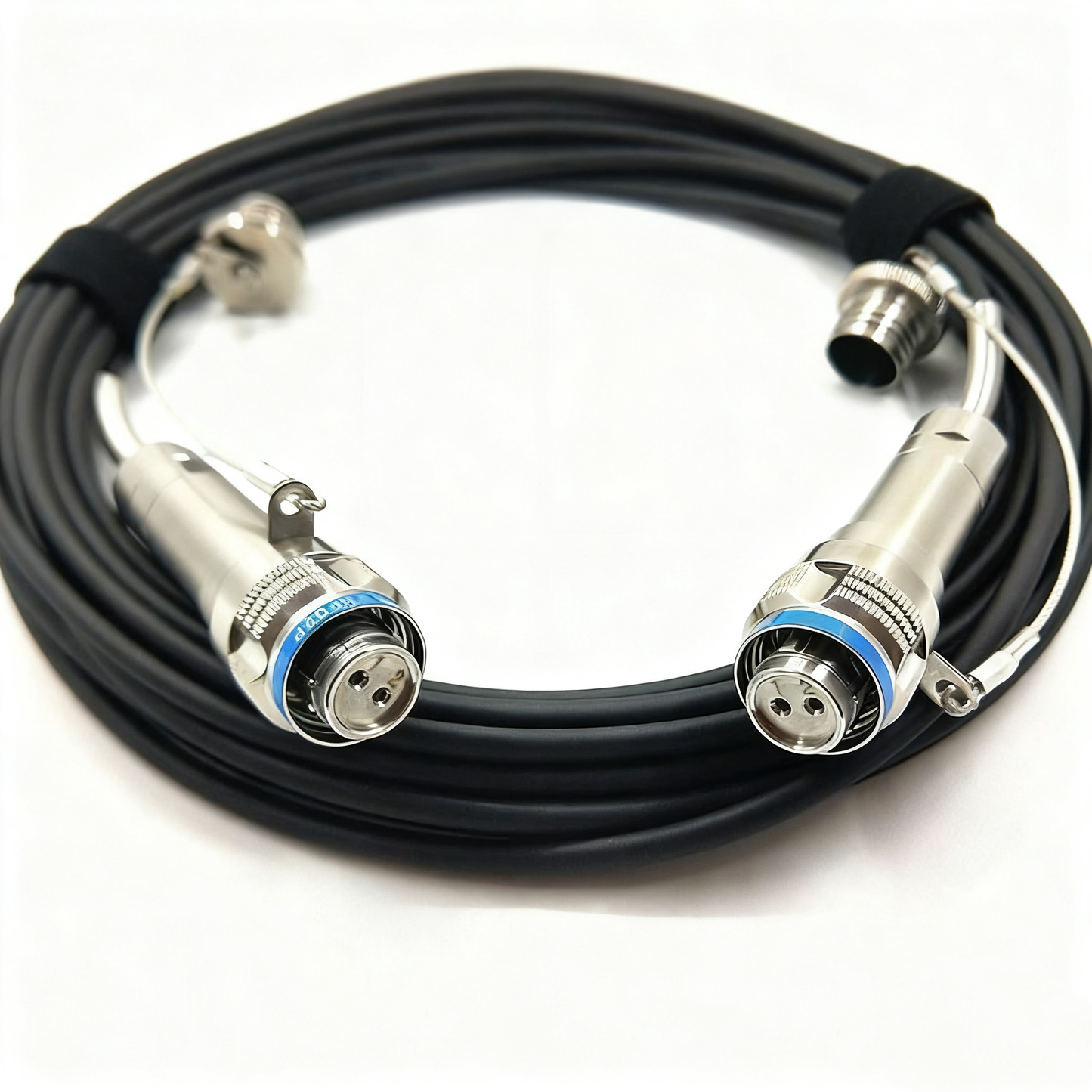 F-tone D38999 YMF 2Cores Single Mode Fiber Connector Plug and Socket Fiber Optic Cable Assembly YMF02P/YMF02S