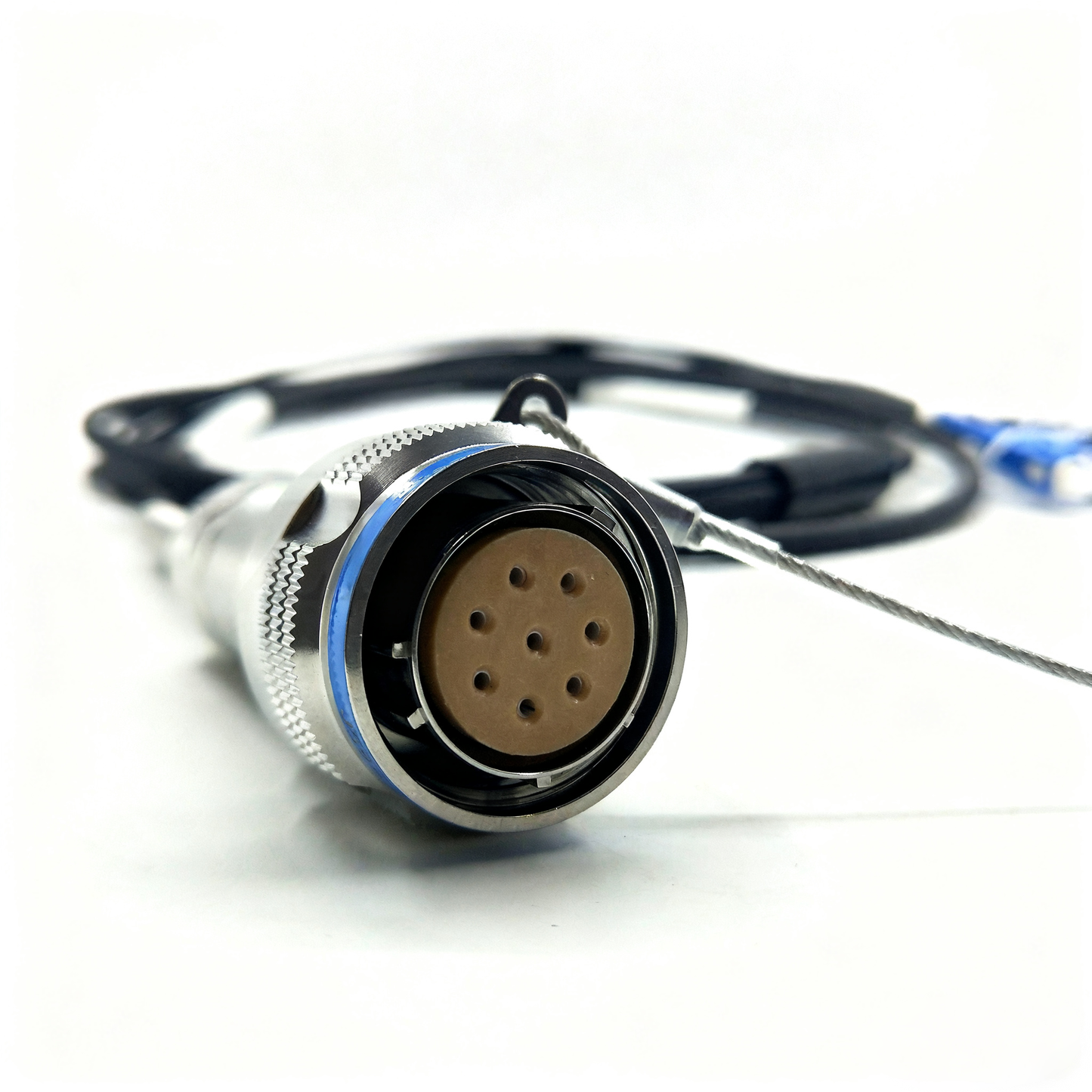 F-tone D38999 Series standard circular connectors 15# 8Cores Plug fiber optic cable Assembly