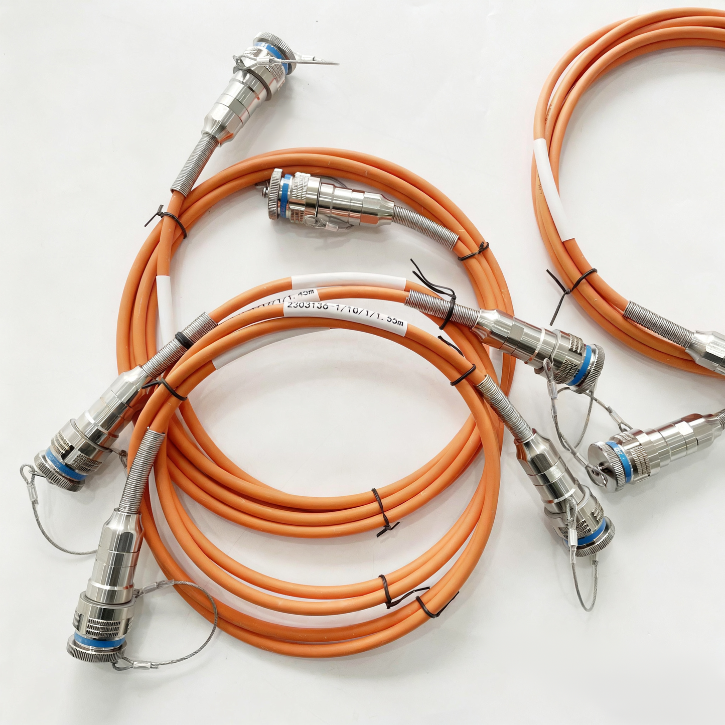 F-tone D38999 8Cores Multi Mode Fiber Cable Plug and Socket J599/26KC08B1N -J599/26KC08B1N Fiber Optic Cable Assembly