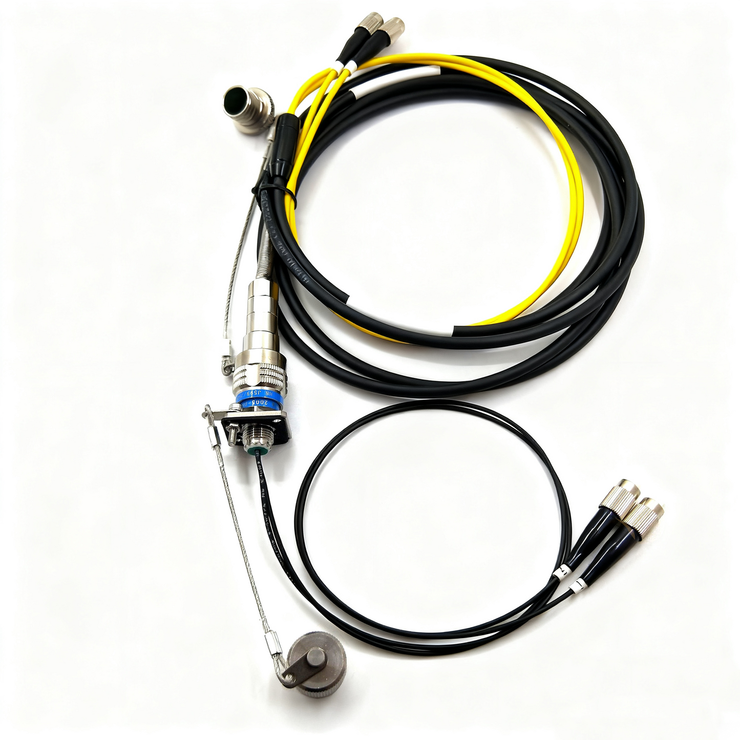 F-tone D38999 2Cores Plug and Socket J599/26KA94B1N 2FC fiber optic cable Assembly