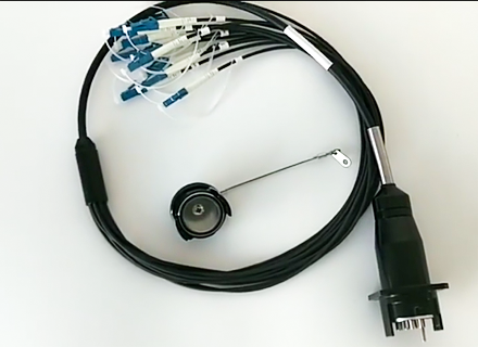 Outdoor Tactical Fiber Optic Cable Field Fiber Cable Connector YZF 2 Cores Plug Assemblies