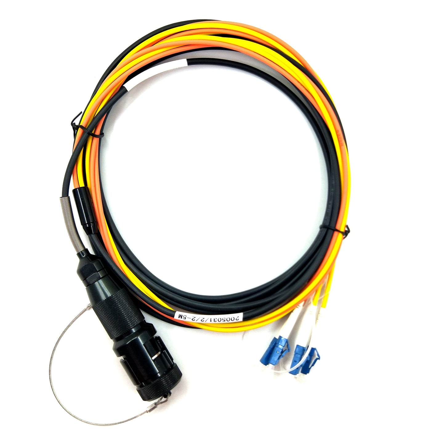 Outdoor Waterproof Fiber Optical Cable Connector YZC 4 Cores Plug