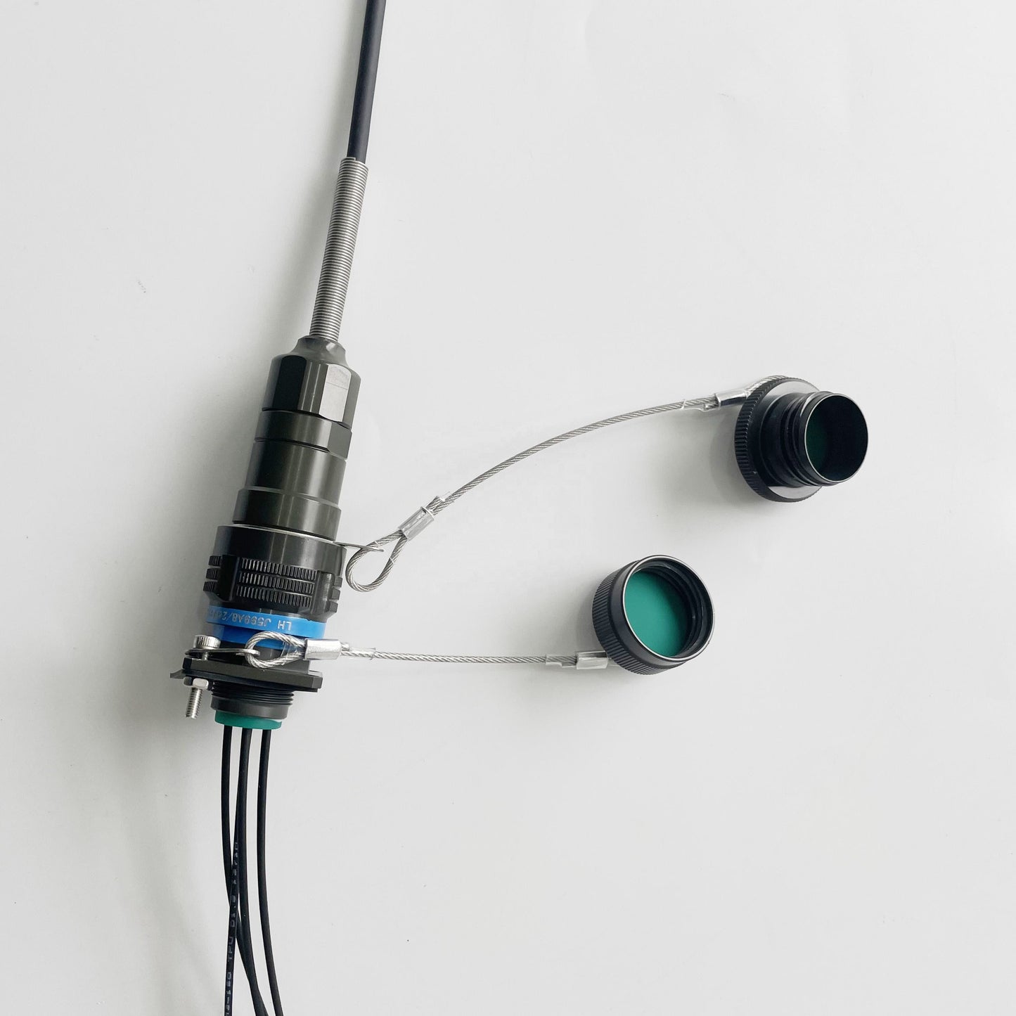 F-tone D38999A8/26WC04N ARINC801 Series 4CORES IP67 Waterproof Connectors Fiber Optic Cable Assembly