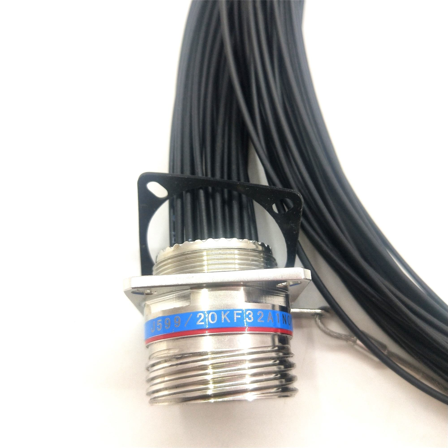 F-tone D38999GJ599/20KF32A1N Series Connectors Terminals Fiber Optic Cable Assembly