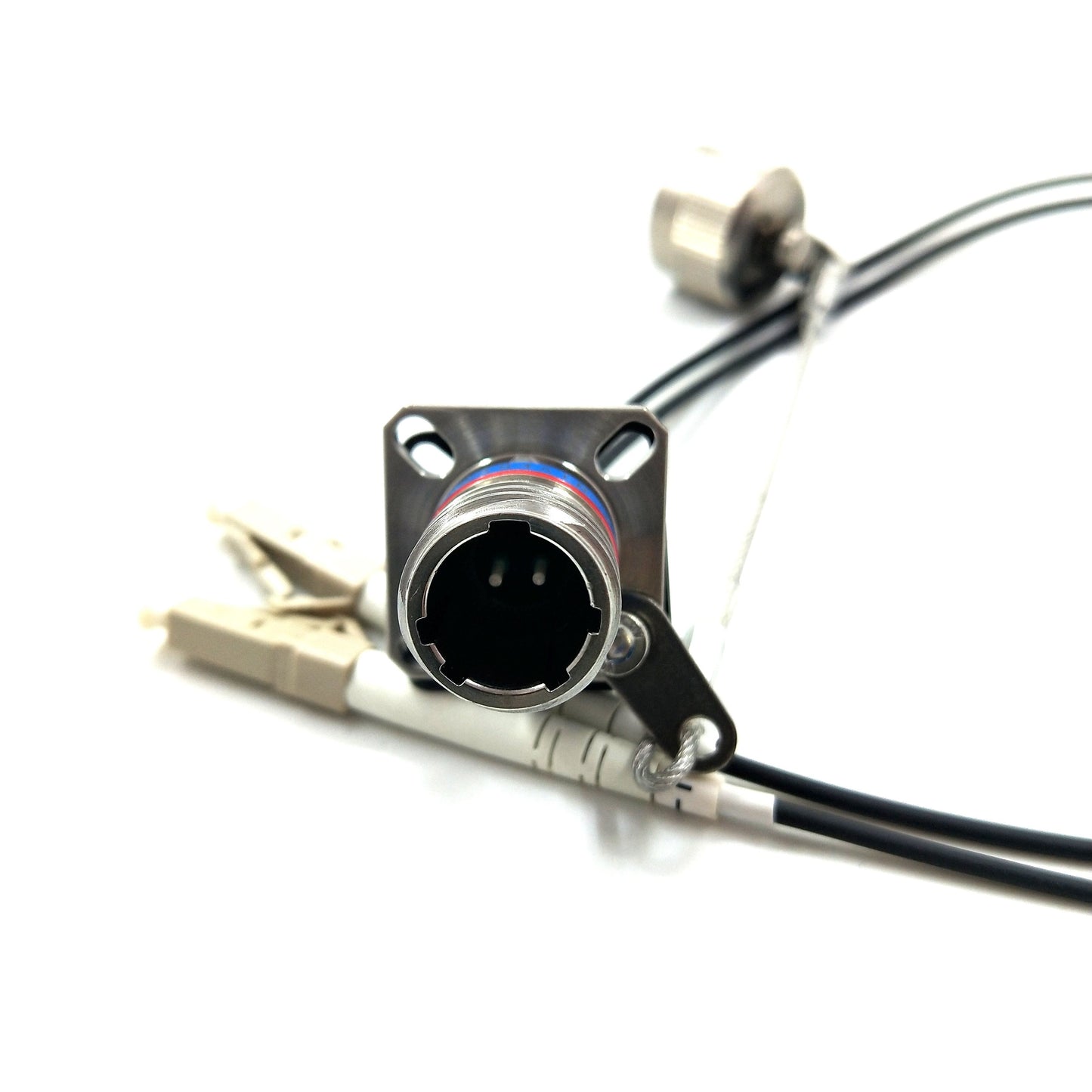 F-tone MIL-DTL-38999 Series Standard Circular Connectors 2Cores Socket Fiber Optic Cable Assembly