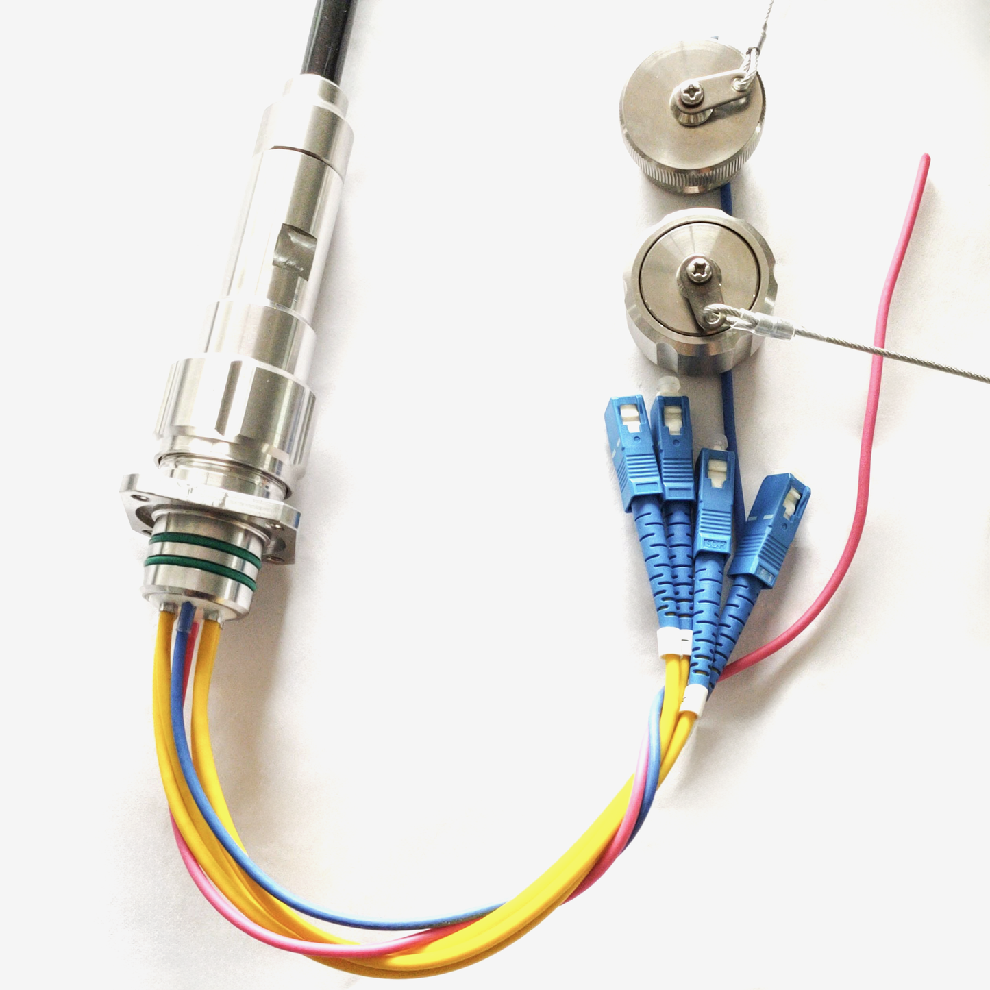 ZLC Fiber and Electrical Mixed Connectors ZLC2G4D IP68 Waterproof Optical Fiber Connector