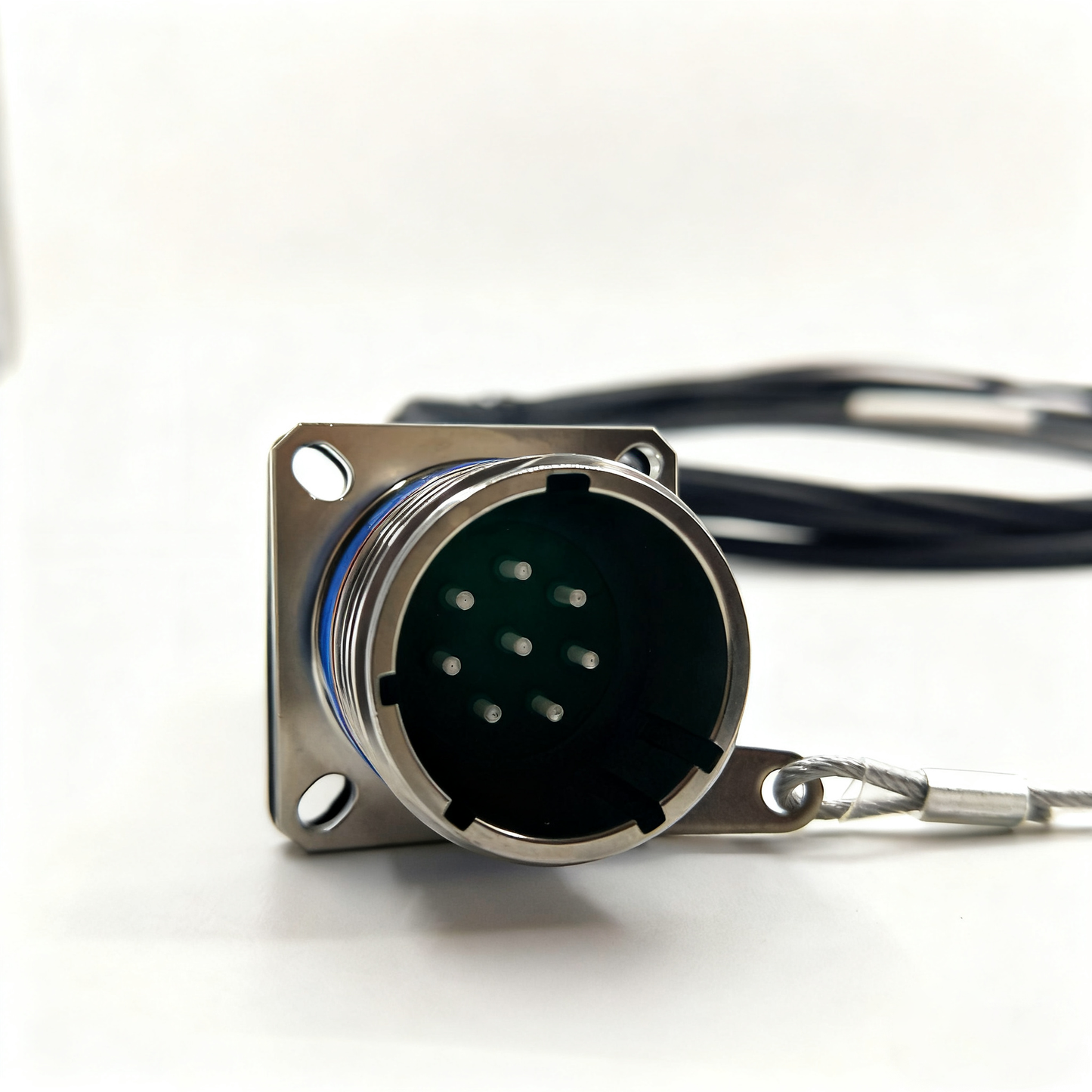 F-tone D38999 Series Standard Circular Connectors 15# 8Cores Socket Fiber Optic Cable Assembly