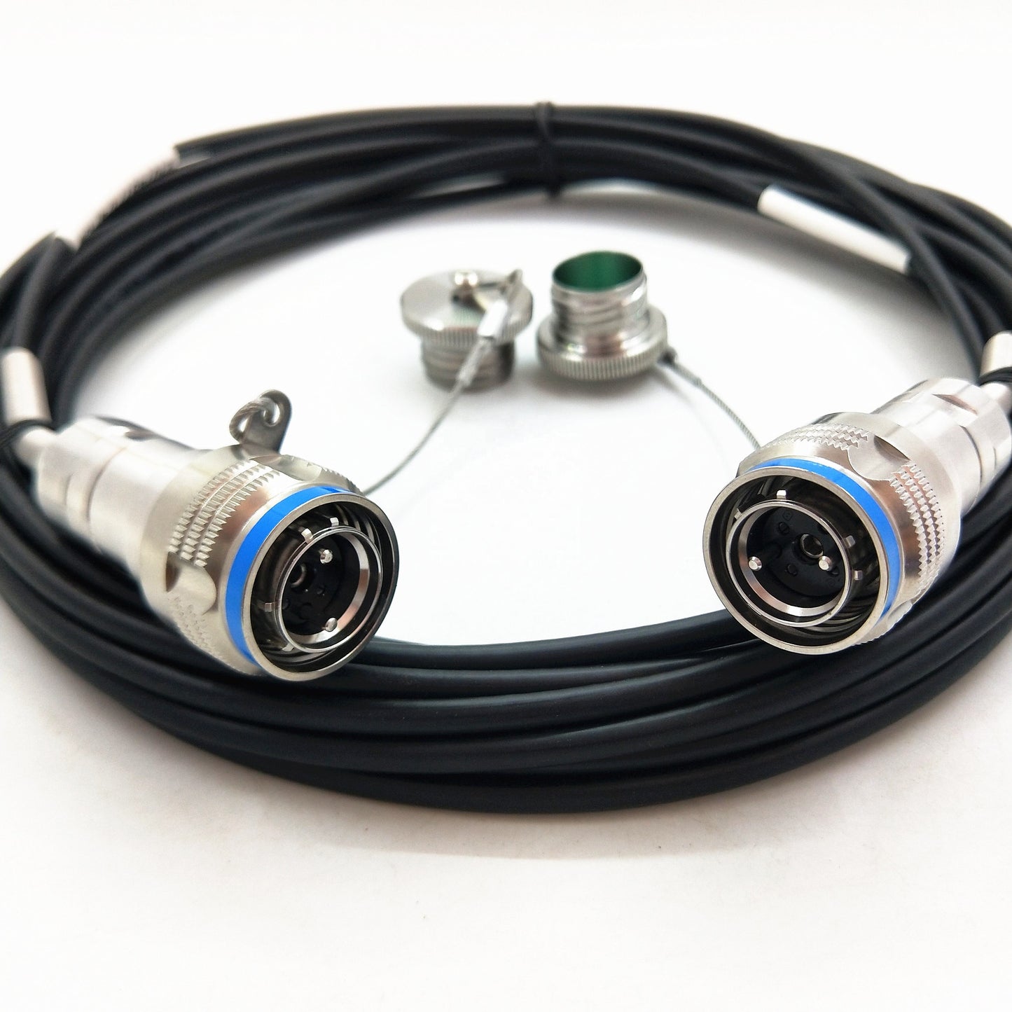 F-tone D38999A8/26KC04N ARINC801 Series 4cores IP67 Waterproof Connectors Fiber Optic Cable Assembly