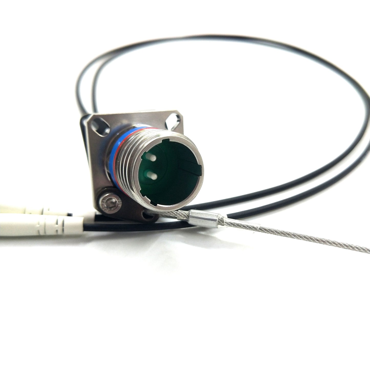 F-tone D38999 Series standard circular connectors 2Cores socket fiber optical Cable Assemblies