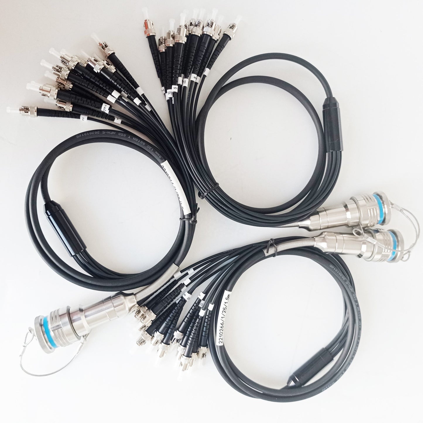 F-tone D38999/26KD12B1N GJB599 /20KD12A1N Series IP67 Waterproof Connectors Fiber Optic Cable Assembly