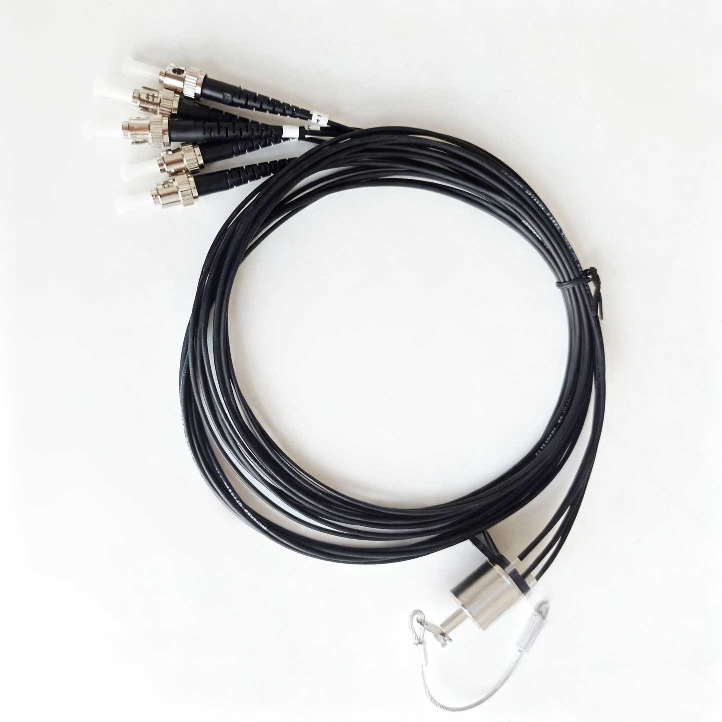 F-tone D38999 5Cores single mode fiber cable Plug and Socket J599/26KC05B1N -5ST fiber optic cable Assembly