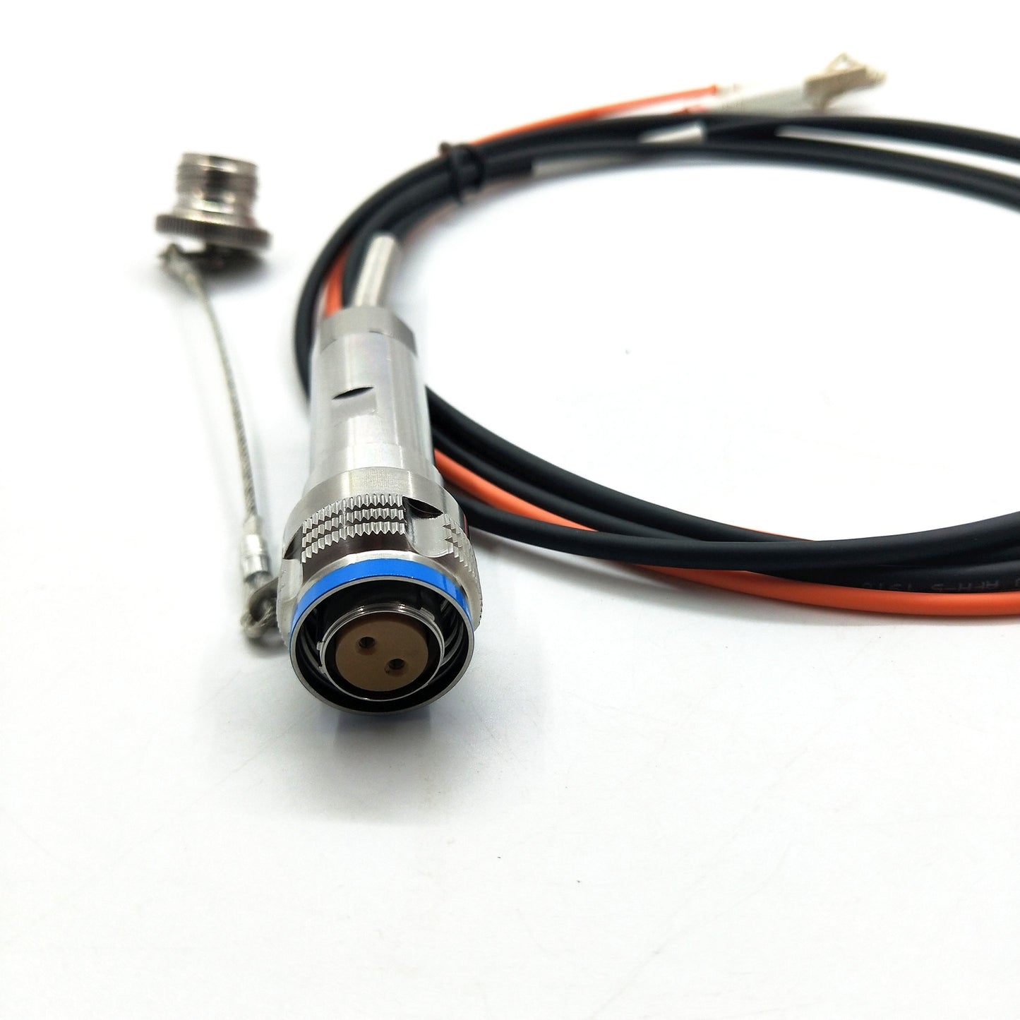F-tone D38999 Series Standard Circular Connectors 2Cores Plug Fiber Optic Cable Assembly