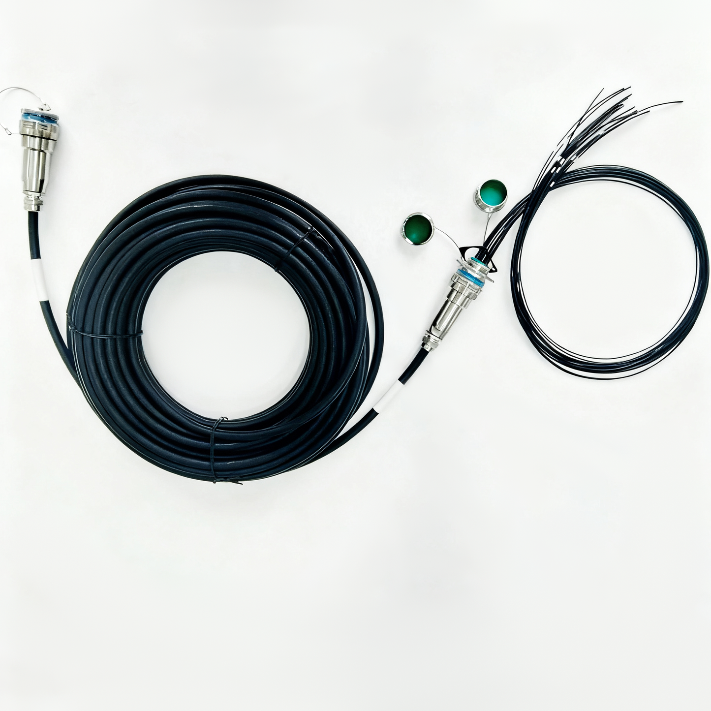 F-tone D38999 16Cores POF Fiber Connectors Plug and Socket with Pigtail J599POF/26KD16B1N-J599POF/26KD16B1N Fiber Optic Assembly