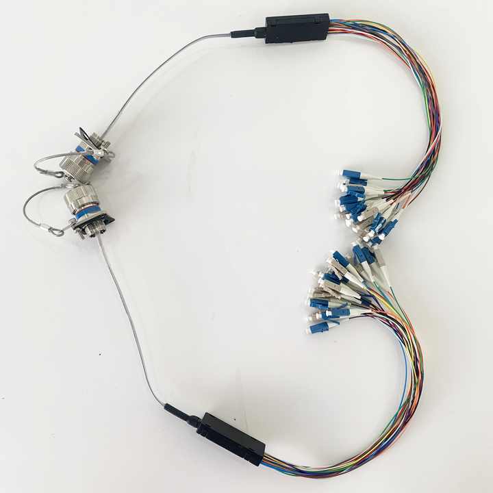 F-tone MIL-DTL-38999 MT Series GYM15 Fiber Optic 11# 1MT 12Cores/24Cores/48cores Plug and SOCKET Connectors Cable Assembly
