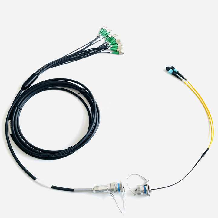 F-tone MIL-DTL-38999 MT Series GYM15 Fiber Optic 11# 1MT 12Cores/24Cores/48cores Plug and SOCKET Connectors Cable Assembly