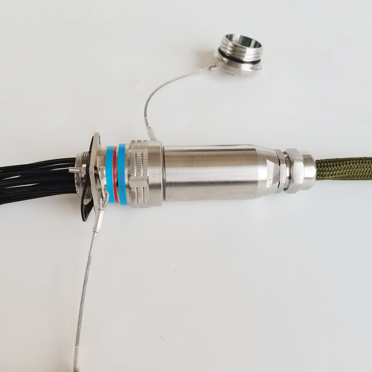 F-tone MIL-DTL-38999/26KE26B1N GJB599 /20KE26A1N Series Waterproof Connectors Plug Fiber Optic Cable Assembly
