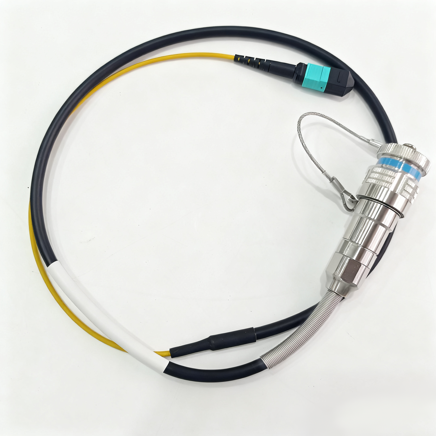 F-tone D38999 Series Standard CircularC 4Cores Plug and Socket J599/26KC04B1N Fiber Optic Cable Assembly