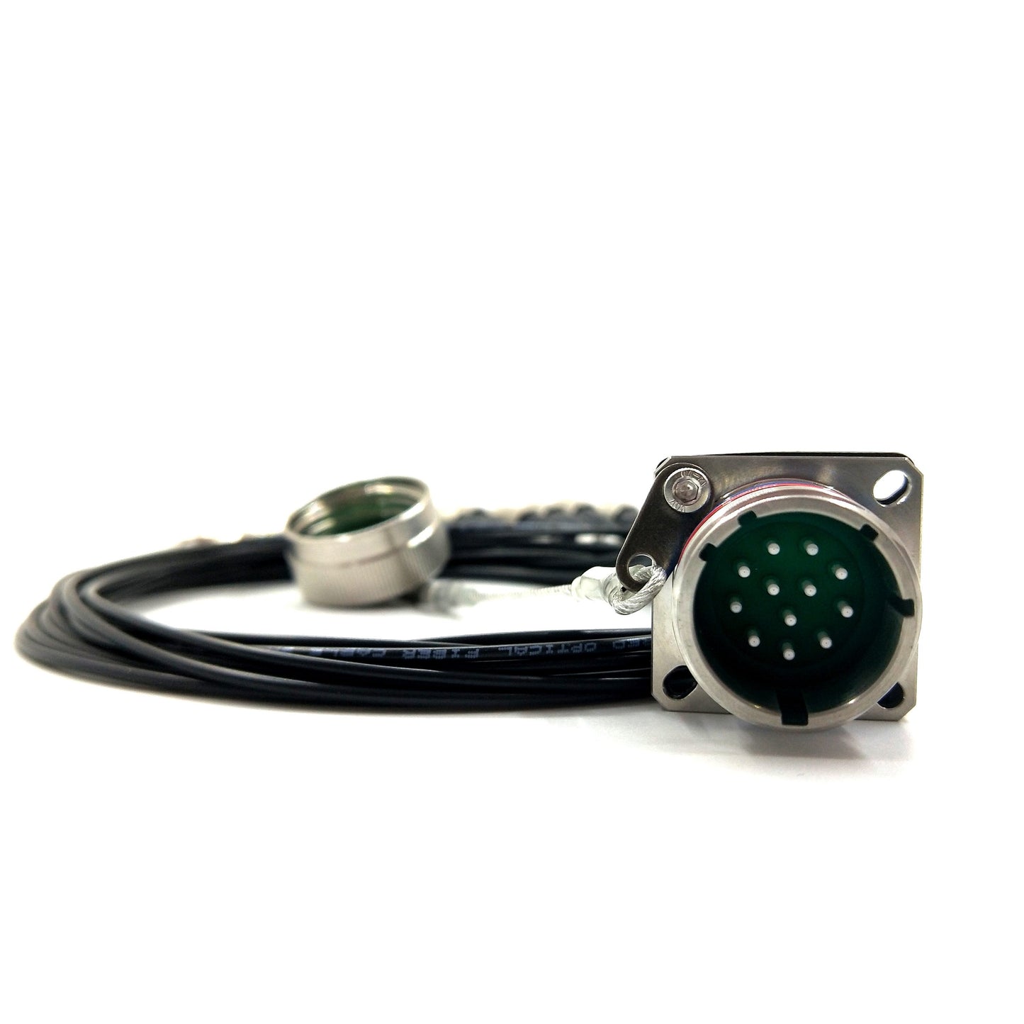 F-tone D38999 Series Fiber Optic Connectors 15# 12Cores Cable Assembly