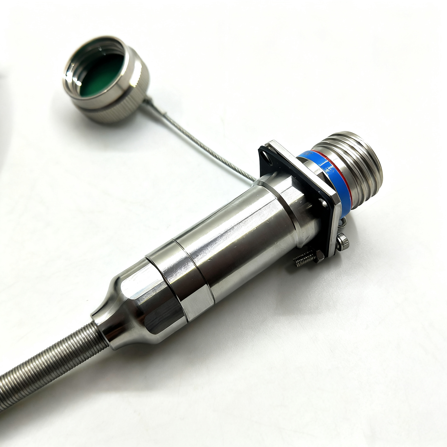 ARINC 801 MIL-DTL-38999 Series Fiber Optic 13# 4Cores Receptacle Connectors Tactical Cable Assembly