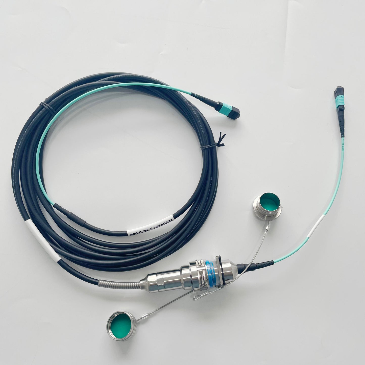 F-tone MIL-DTL-38999/26KD08B1N GJB599 /20KD08A1N Series Standard Circular Connectors Plug Fiber Optic Cable Assembly