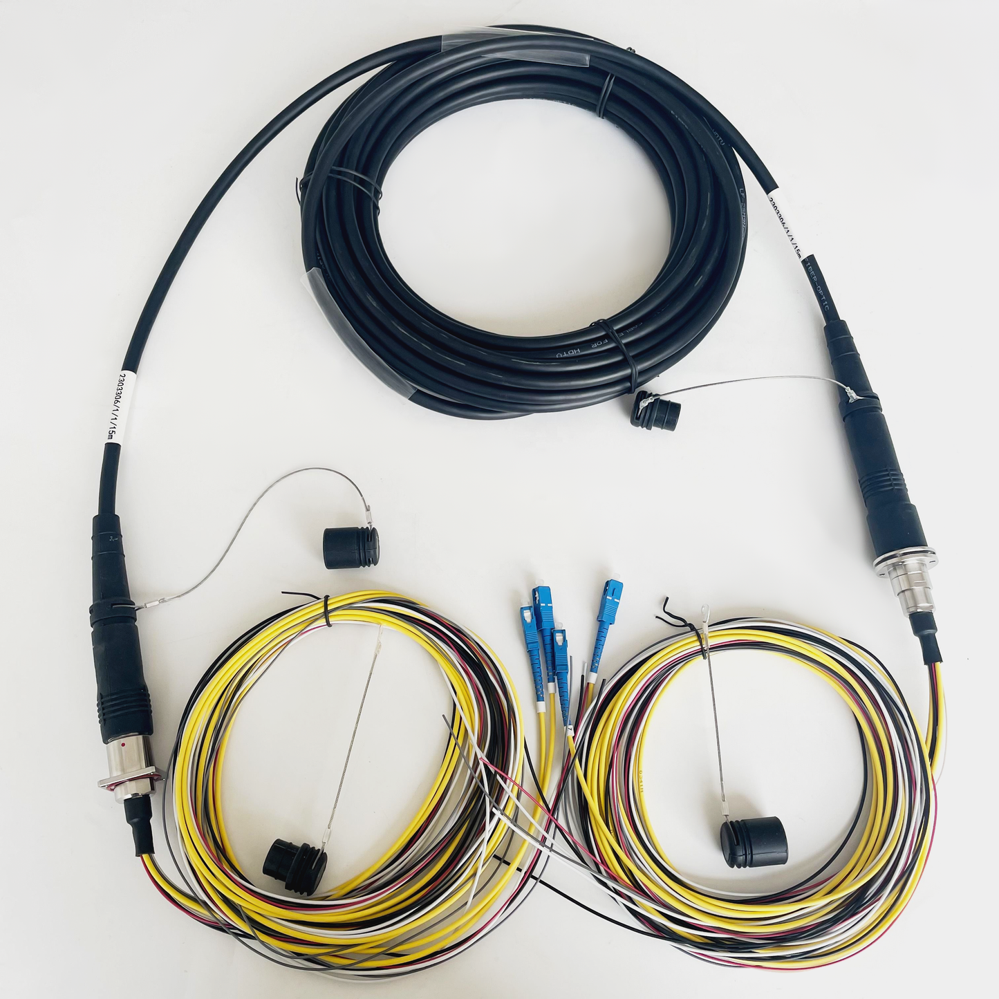 FUW Plug PUW Socket 3K.93C Series Push-pull Self-latching FUW PUW Connector HDTV Camera Hybrid Cable Assembly