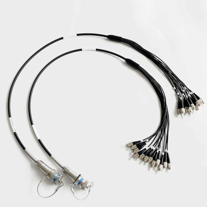 F-tone D38999 MT Series GYM15 Fiber Optic 11# 1MT 12Cores/24Cores/48cores Plug Connectors Cable Assembly