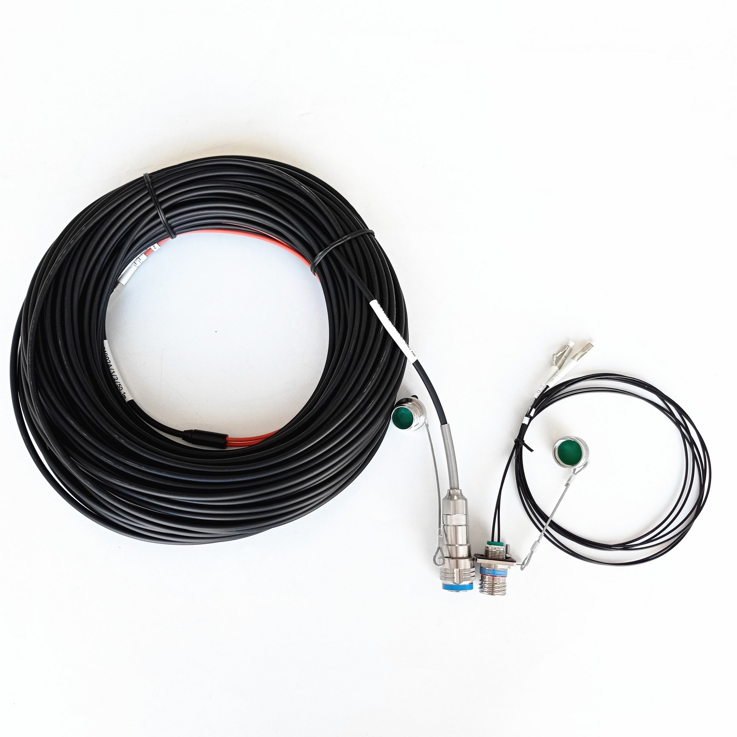F-tone D38999A8 ARINC801 Series IP67 2 pins waterproof connectors fiber optic cable Assembly
