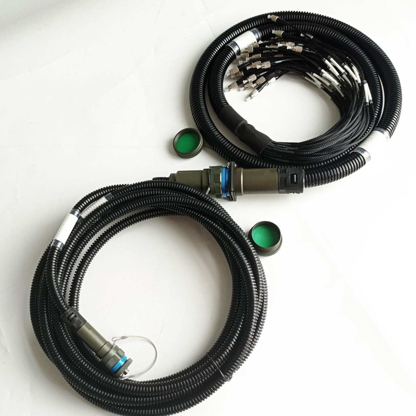 F-tone D38999 J599 ARINC801 Series Waterproof Connectors Fiber Optic Cable Assembly