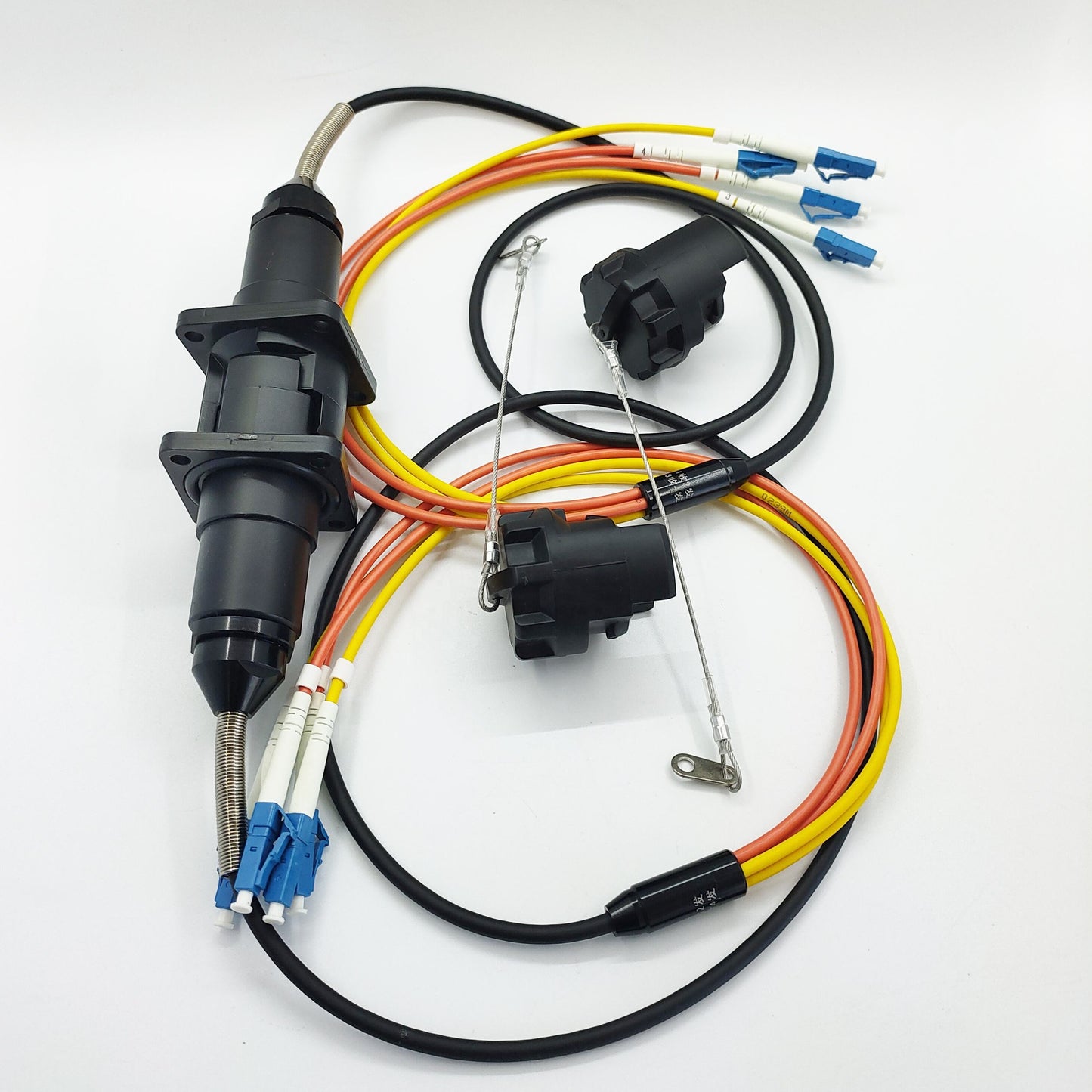 Field Fiber Cable Connector YZB04P YZB04S Outdoor Waterproof YZB 4 Cores Plug and Socket Connector