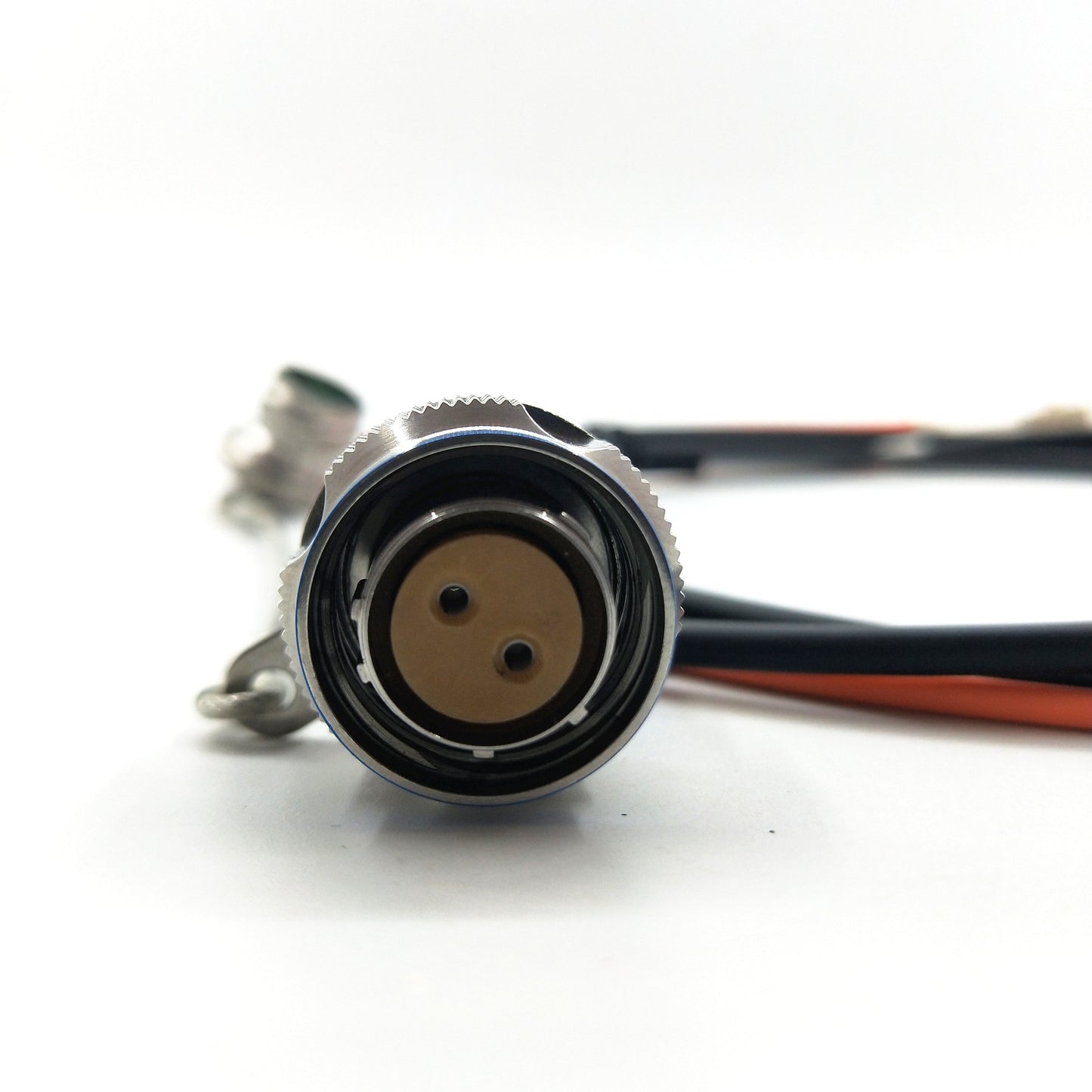 F-tone D38999 Series Standard Circular Connectors 2Cores Plug Fiber Optic Cable Assembly