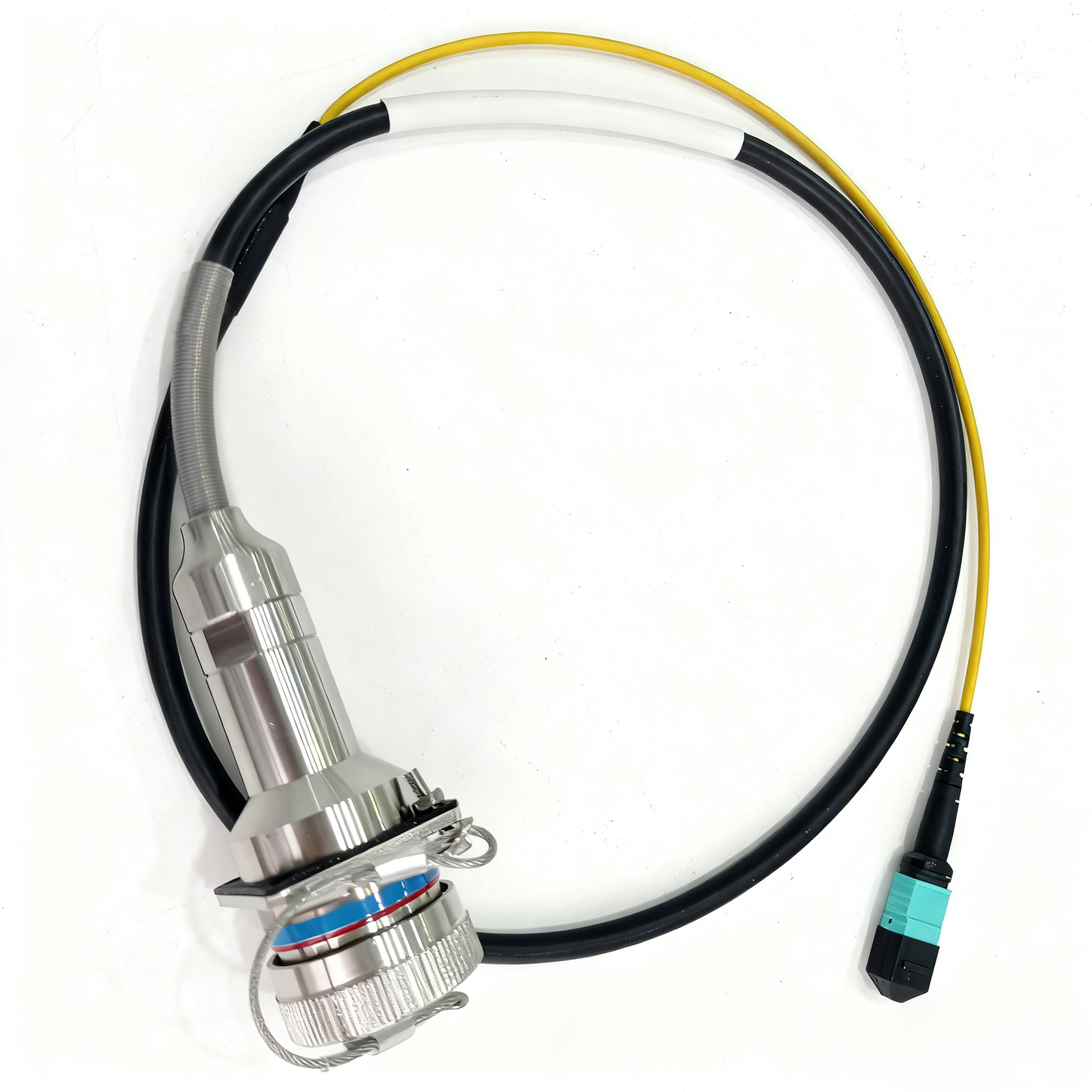 F-tone D38999 Series Standard Circular Connectors ARINC801 12Cores Plug and Socket J599A8/26KF12N Fiber Optic Cable Assembly