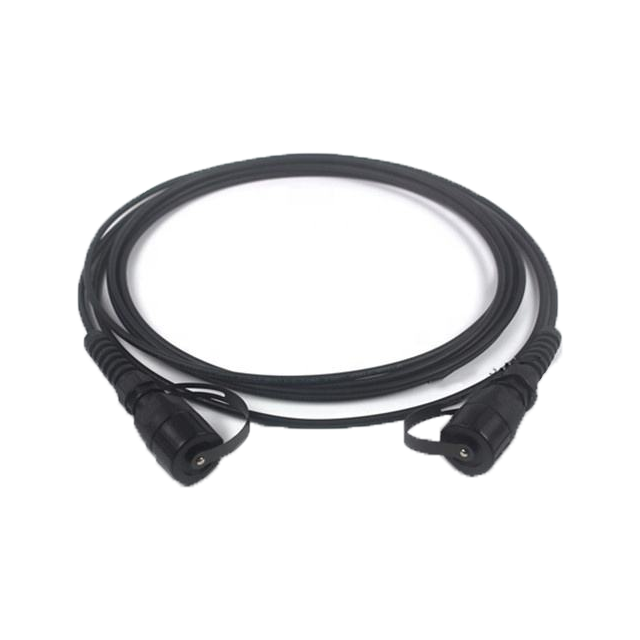 Outdoor waterproof fiber optic patch cord with waterproof IP67 ODVA LC connector