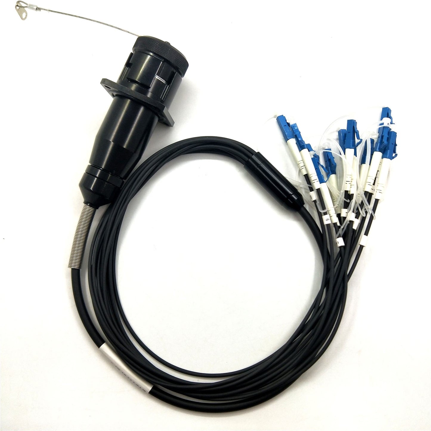 YZC12P YZC12S Connector Outdoor Waterproof Optical Armored Cable 12 Cores Fiber Connector