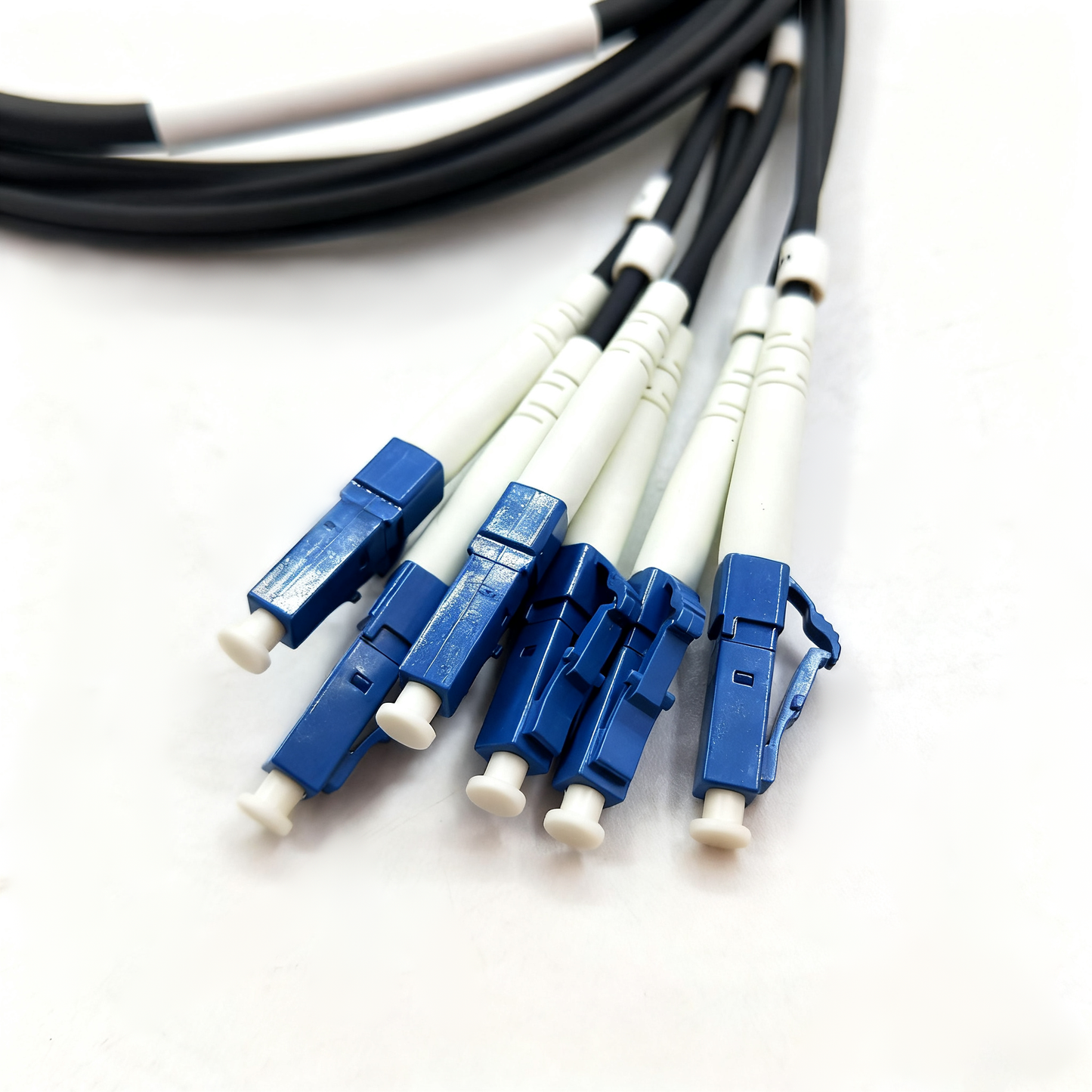 F-tone D38999 Series Standard Circular Connectors 6Cores Socket Fiber Optic Cable Assembly