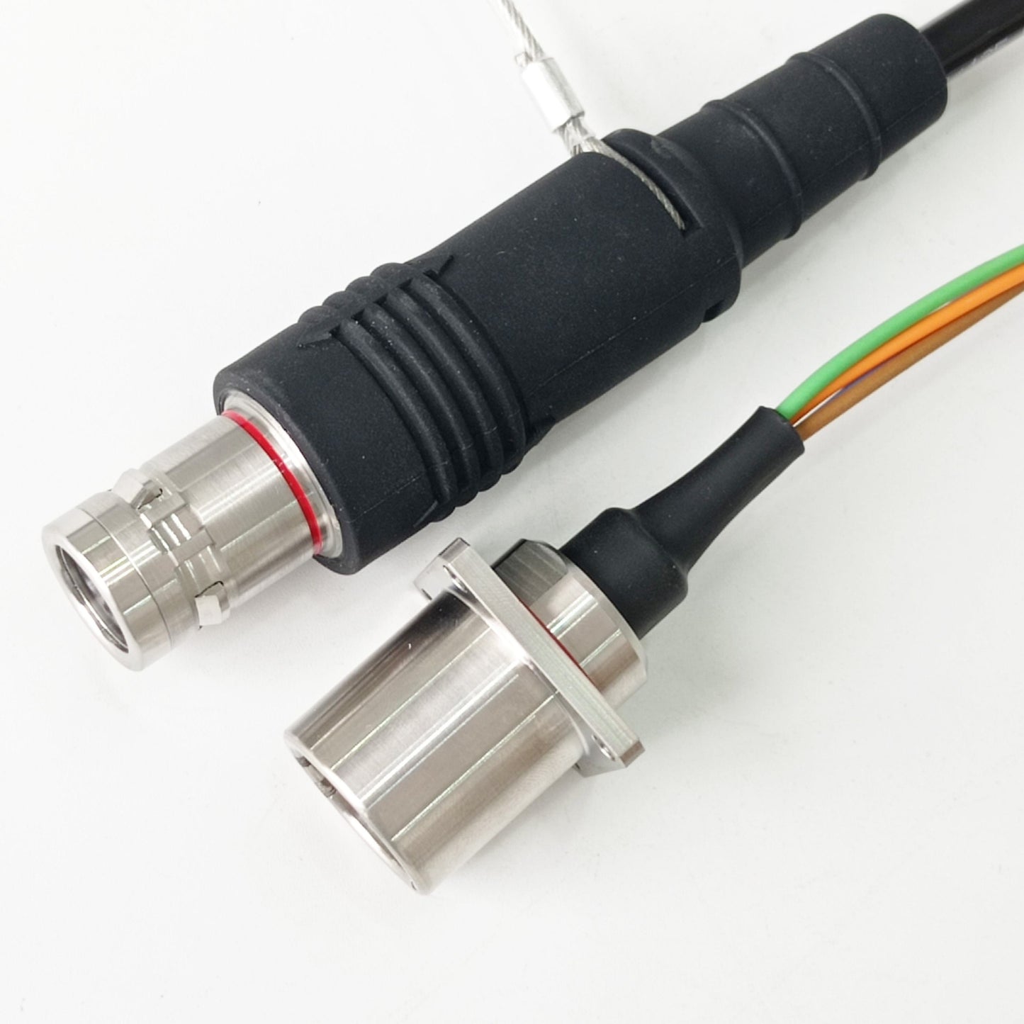 QEB Series Expanded Beam Fiber Medical Connector 4cores Expanded Beam Fiber Connectors for Medical Equipment Field
