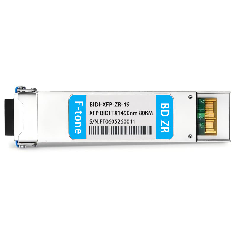 Cisco XFP-10G-BX80U-I совместимый 10GBASE-BX BiDi XFP 1490 нм-TX/1550 нм-RX 80 км модуль приемопередатчика