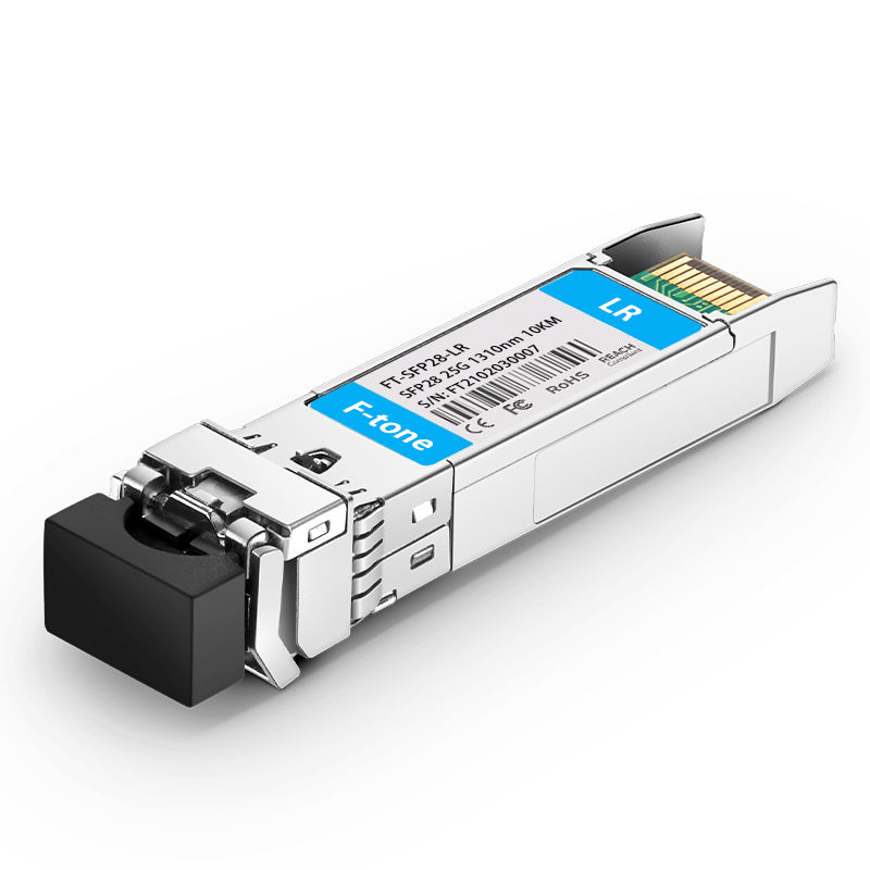 Cisco SFP-25G-LR Compatible 25GBASE-LR SFP28 1310nm 10KM DDM LC SMF Optical Transceiver Module