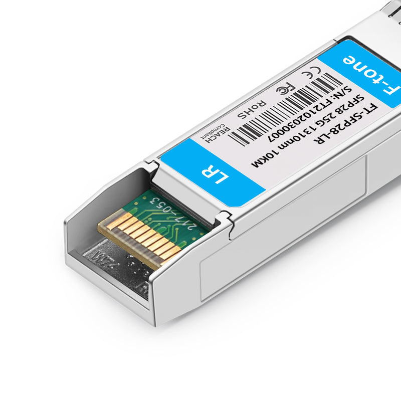 Cisco SFP-25G-LR Compatible 25GBASE-LR SFP28 1310nm 10KM DDM LC SMF Optical Transceiver Module