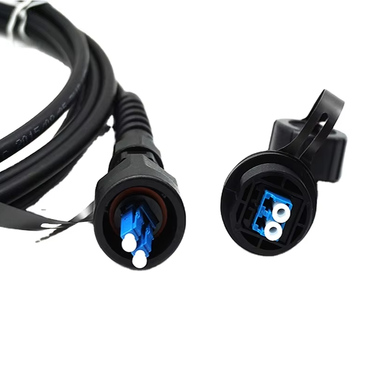 PDLC Waterproof LC SC Fiber Optic Cable Patch Cord for FTTA Telecommunication Equipment Armored Fiber Patch Cord