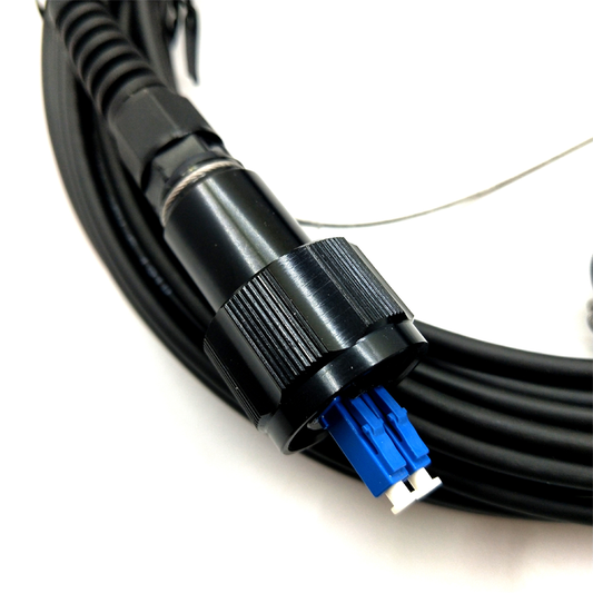 PDLC Waterproof LC SC Fiber Optic Cable Patch Cord for FTTA Telecommunication Equipment Armored Fiber Patch Cord