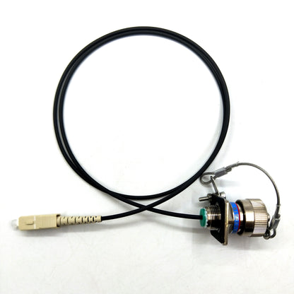 F-tone D38999 Series Standard Circular Connectors 1Cores Socket Fiber Optic Cable Assembly
