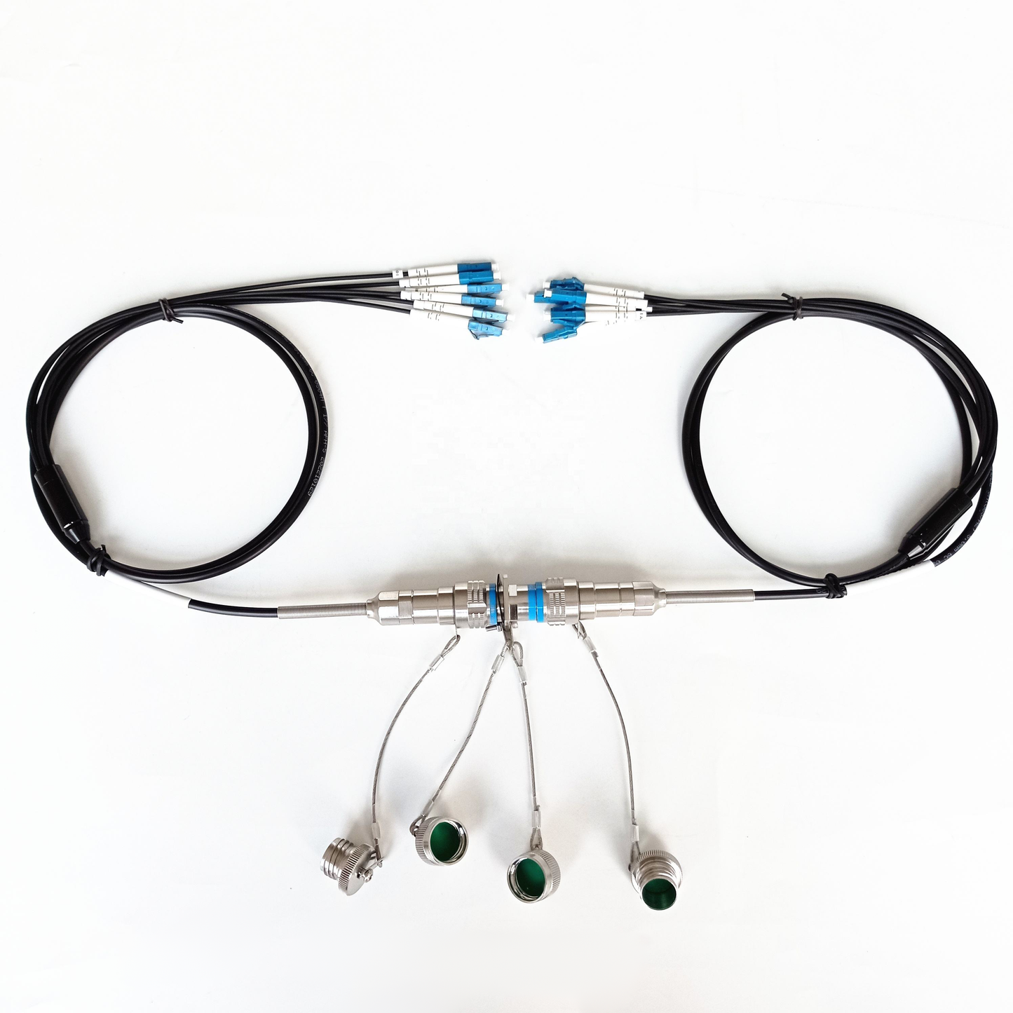 F-tone D38999/26KB98B1N J599 Series IP67 Waterproof Connectors Underwater Fiber Optic Cable Assembly