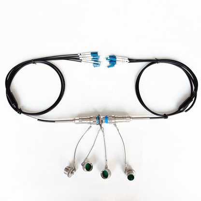F-tone D38999/26KB98B1N J599 Series IP67 Waterproof Connectors Underwater Fiber Optic Cable Assembly