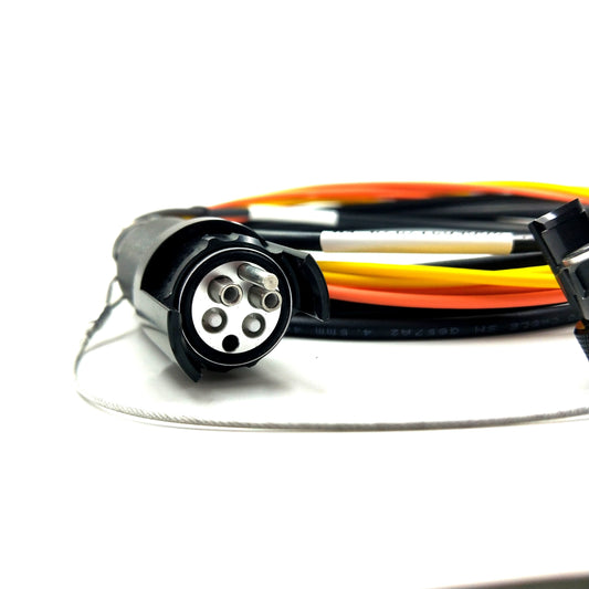 Outdoor Waterproof Fiber Optical Cable Connector YZC 4 Cores Plug